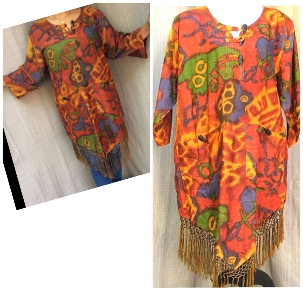 Shabby Chic Ethinic Tunic/ Dress